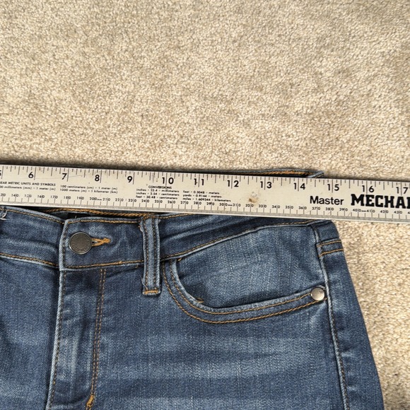 Judy Blue Capri Fit Blue Jeans Womens 9/29 (FITS 29 X 24.5) Stretch Denim - Picture 10 of 12